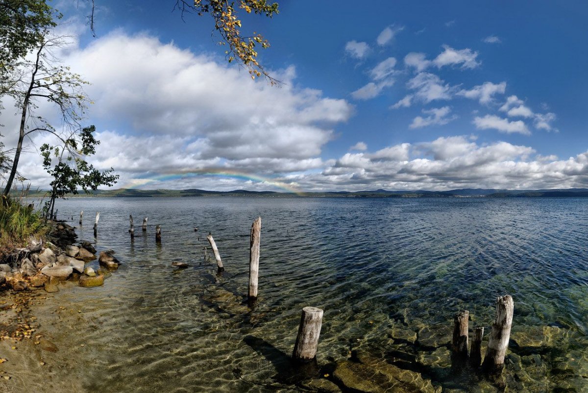 Надпись озеро Тургояк Жемчужина Урала