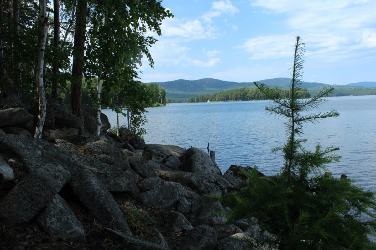 Золотой пляж Тургояк зимой