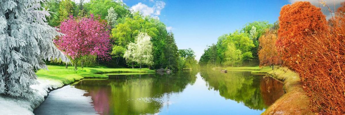 Пейзаж времена года