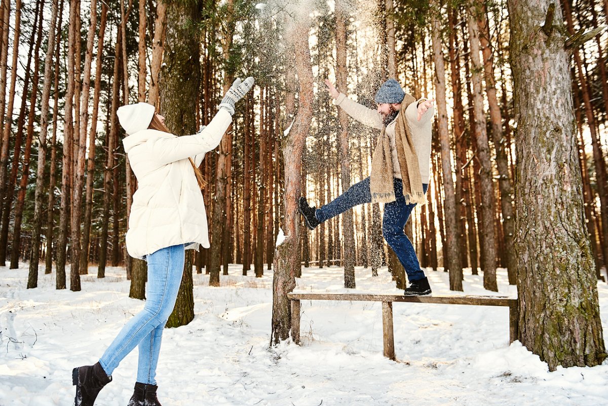 Прогулка в зимнем лесу