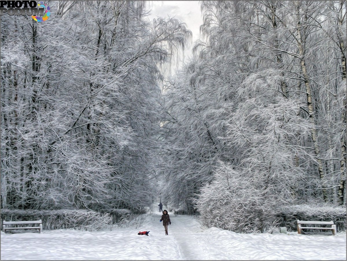 Прогулка по зимнему городу