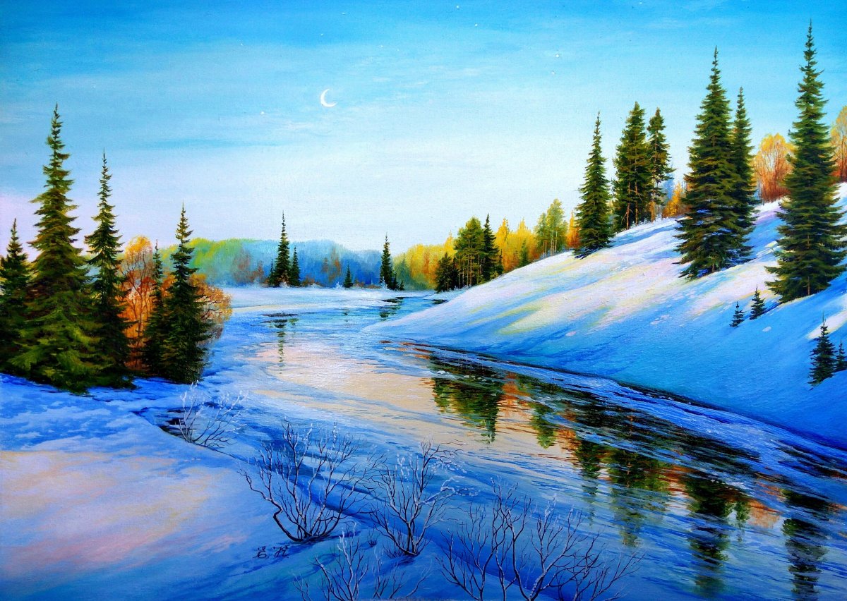 Кристальная мозаика Фрея Alvk-42 зимнее утро