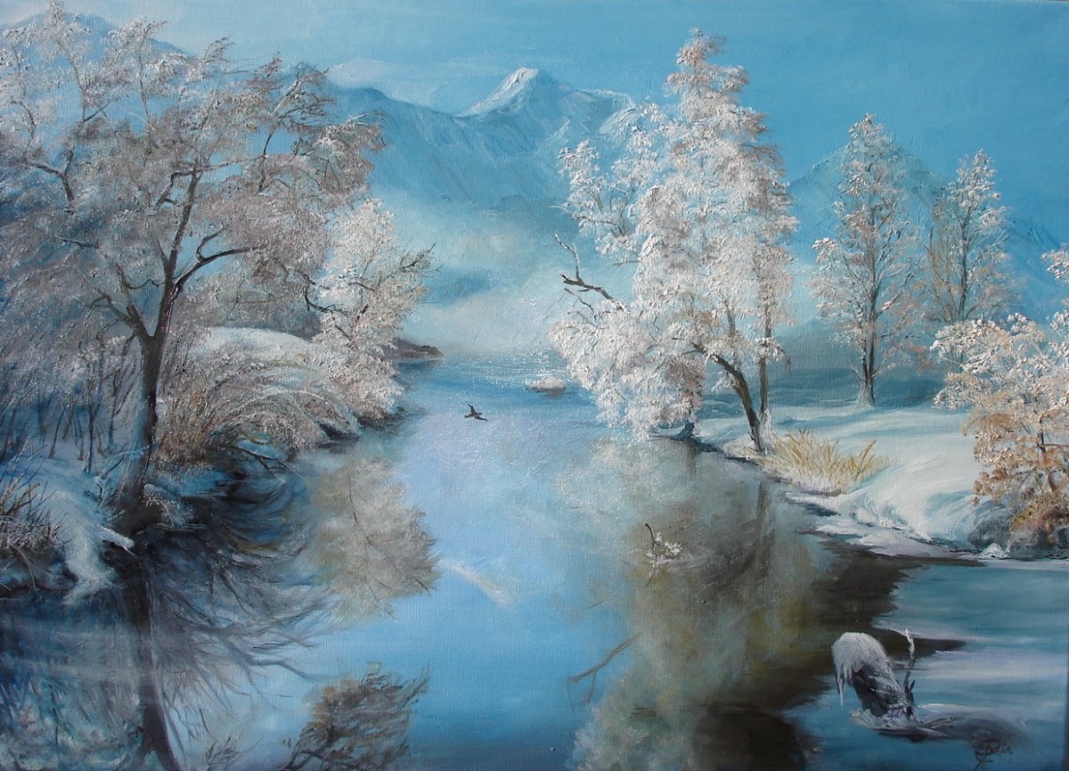 Зимние пейзажи Юрия Корникова