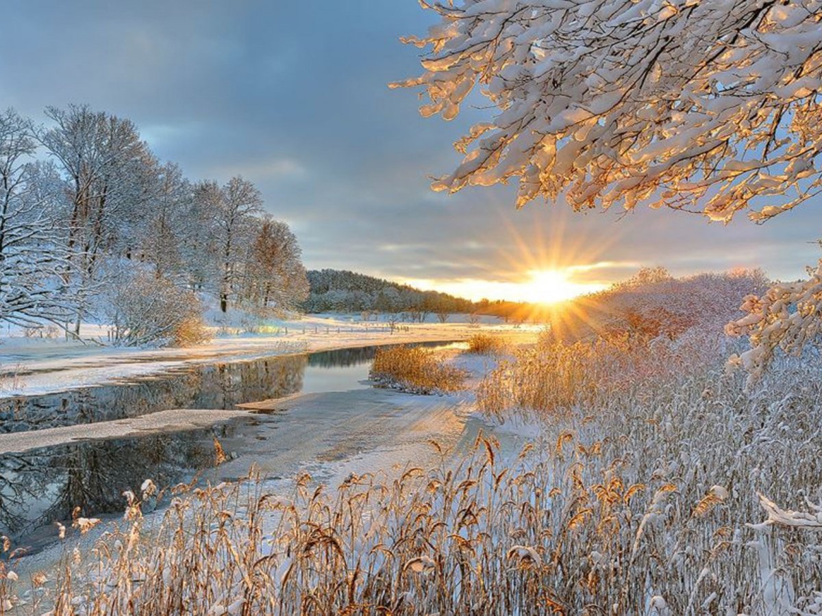 Рассвет зимой