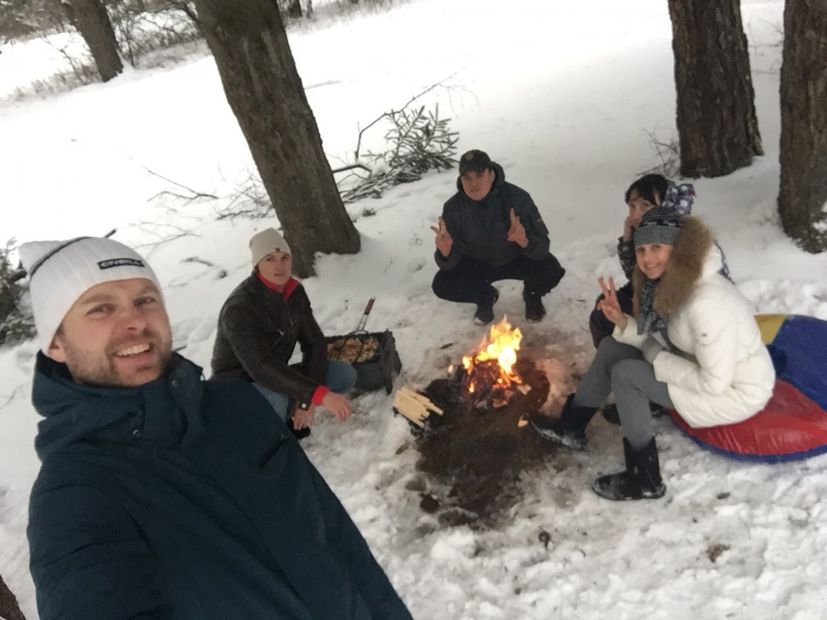 Гриль зимой