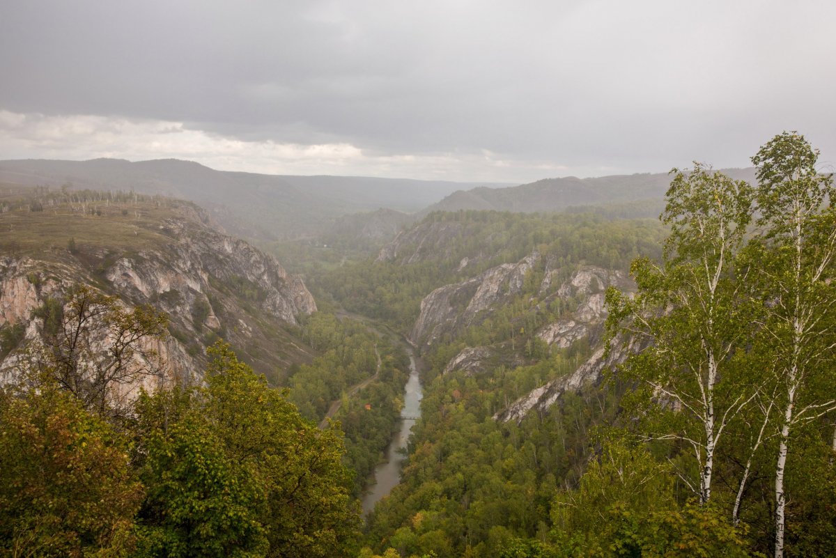 Мурадымовское ущелье осень