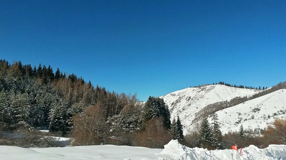 Мурадымовское ущелье зима