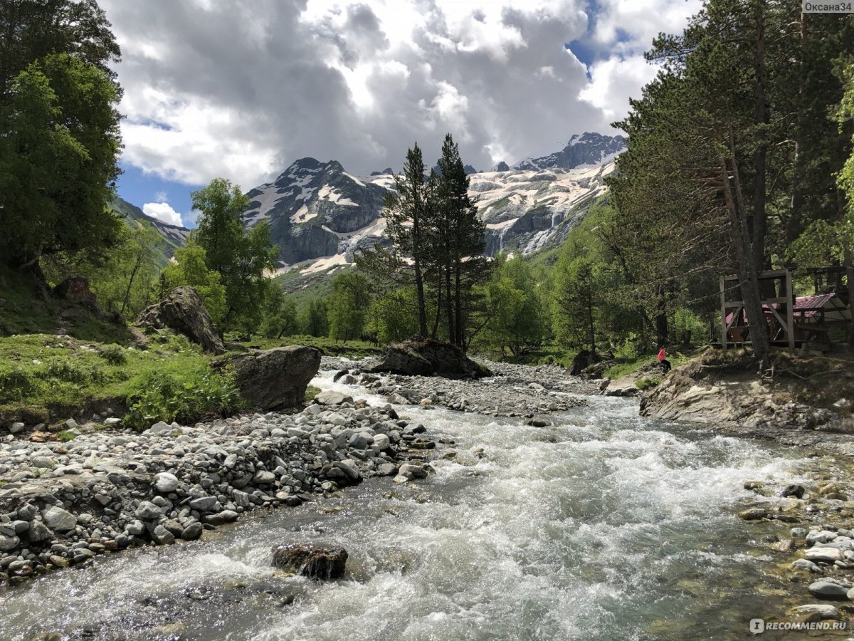 Теберда Архыз Софийский водопад