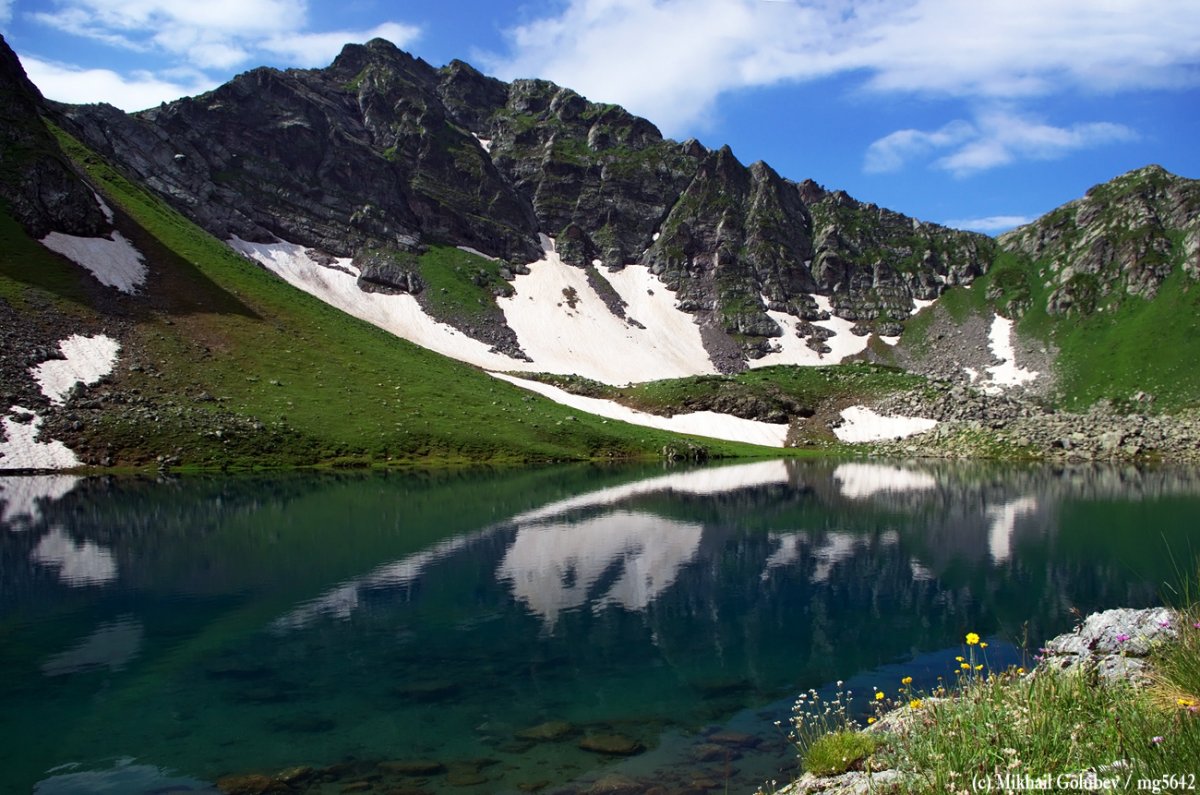 Горное озеро Архыз