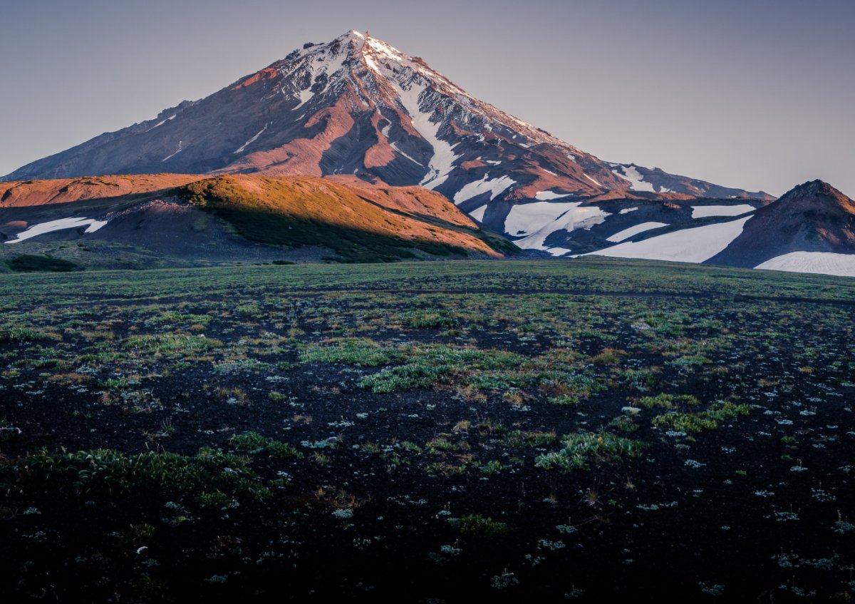 Вулканы Камчатки 4k