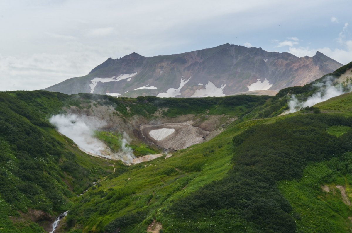 Камчатка Агинский ЦКГРЭ поселок Вьюн Мильковский