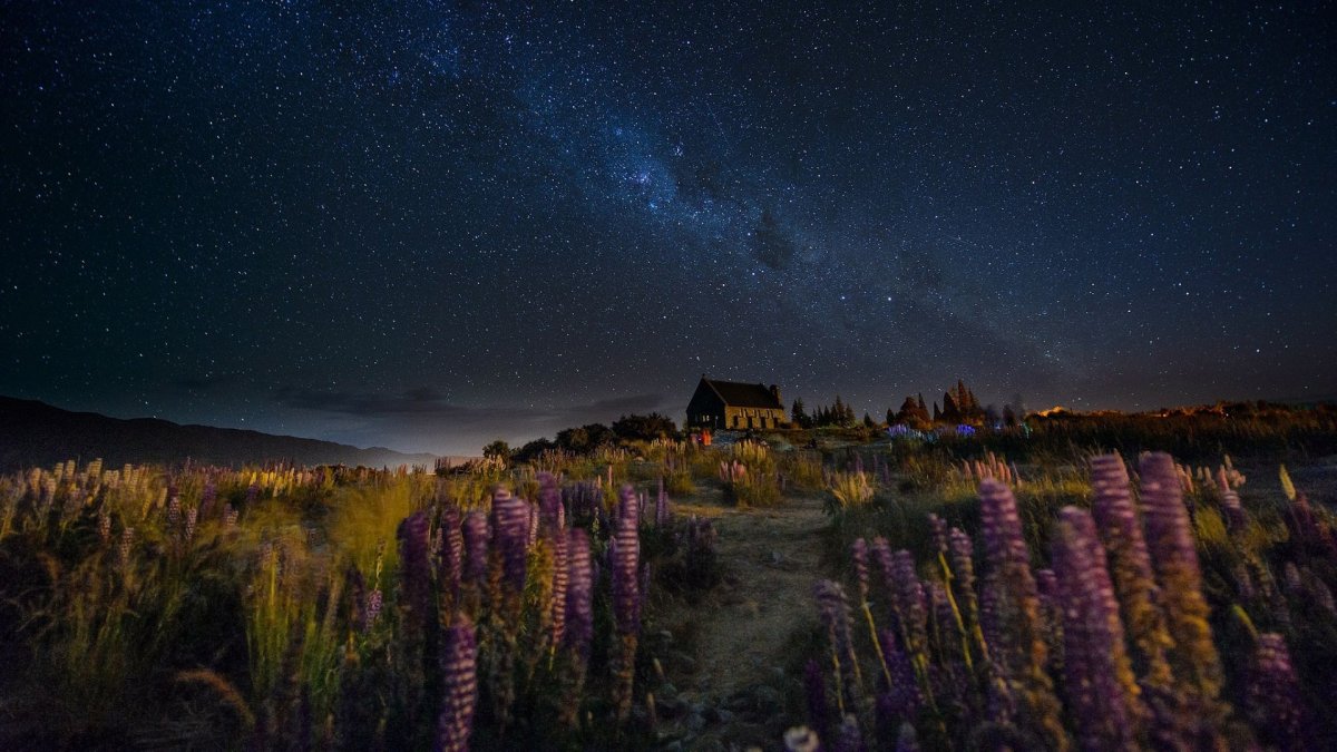 Млечный путь в новой Зеландии