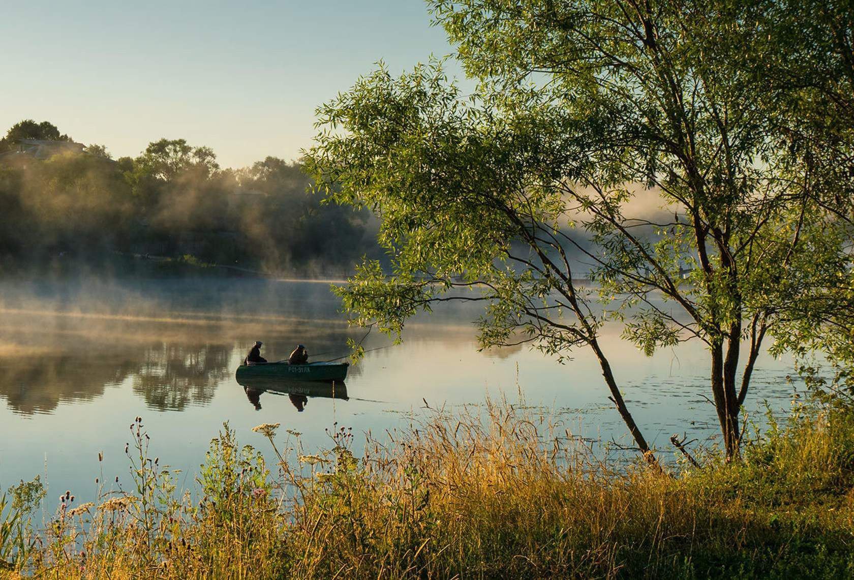 Летним утром мы направляемся на рыбалку природа. Река Байгора. Владимирской области на пруду «у Филиппыча». Озеро Спиринское. Ахтохаллэн река.