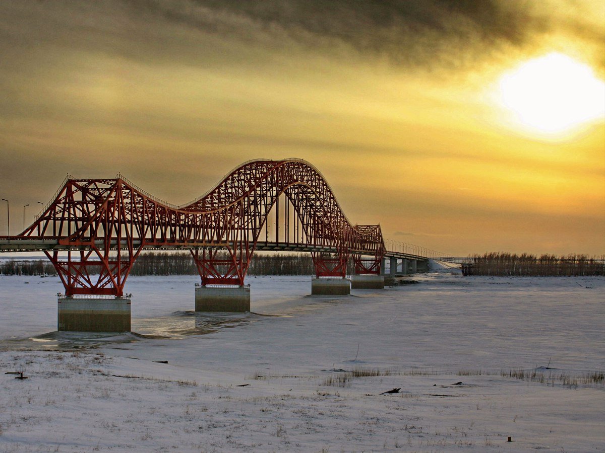 Мост в Ханты Мансийске Самарово