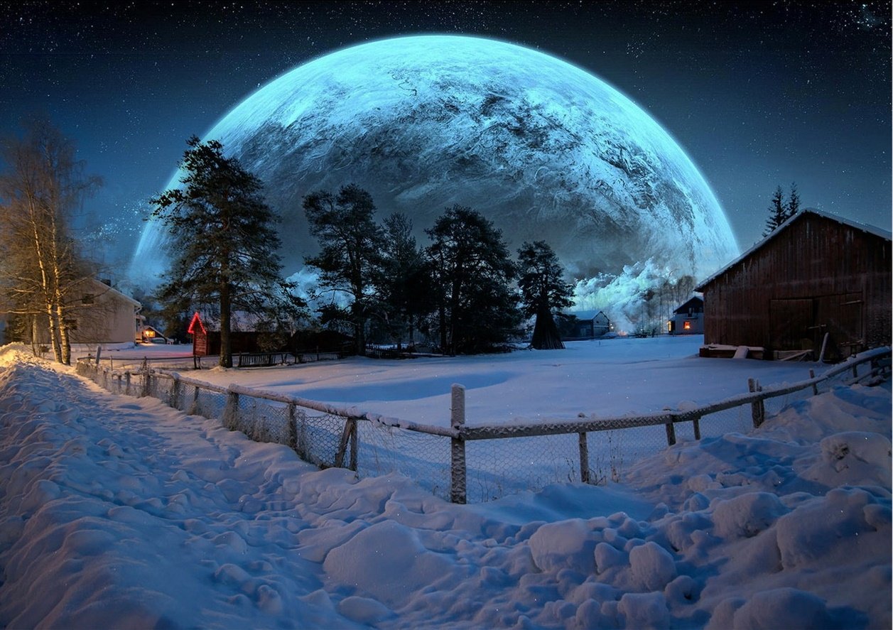 Луна зимой ночью. Зимний ночной пейзаж. Зима Луна. Зимняя ночь. Зимняя Лунная ночь.