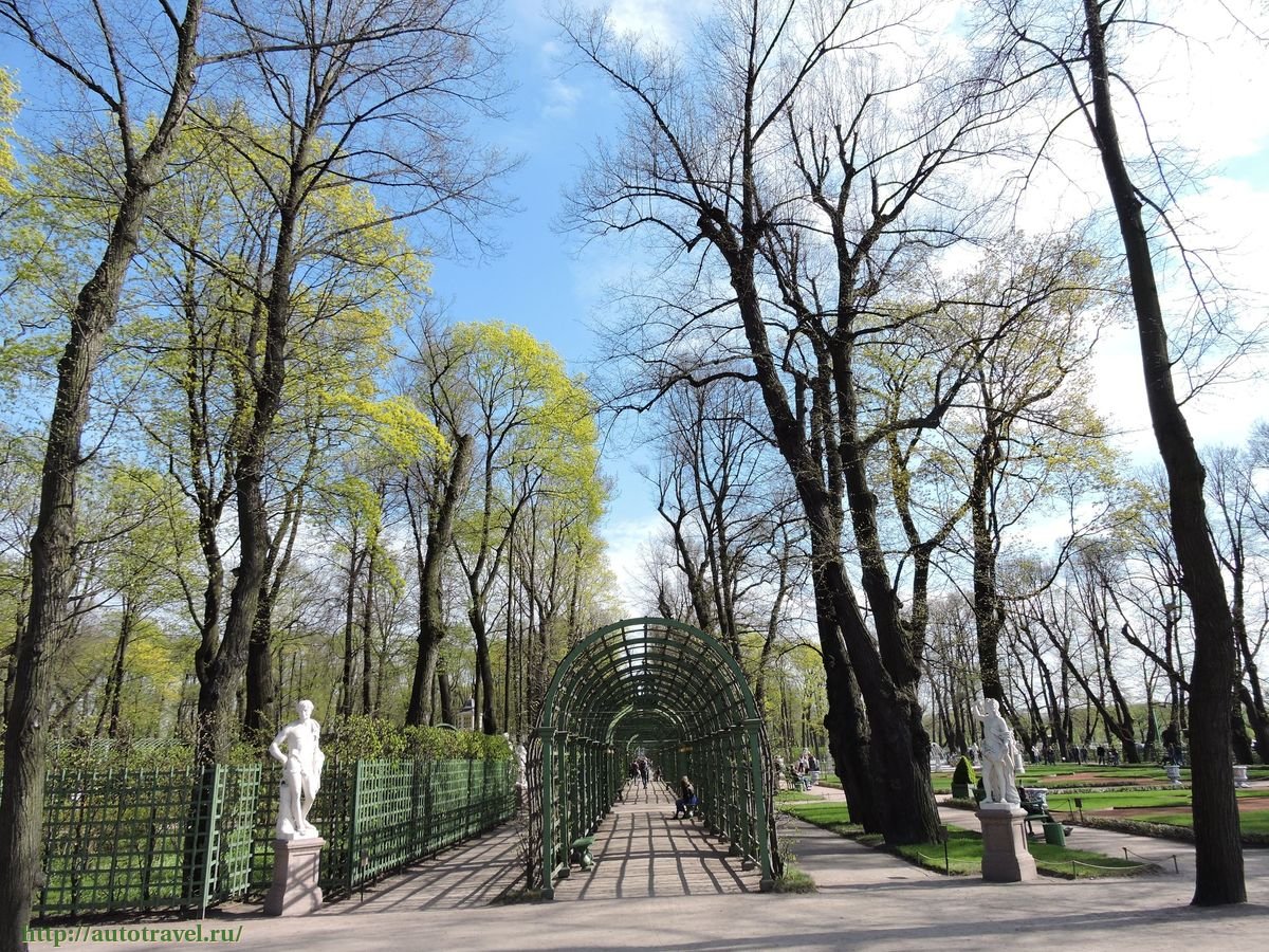 Летний сад в Санкт-Петербурге в апреле