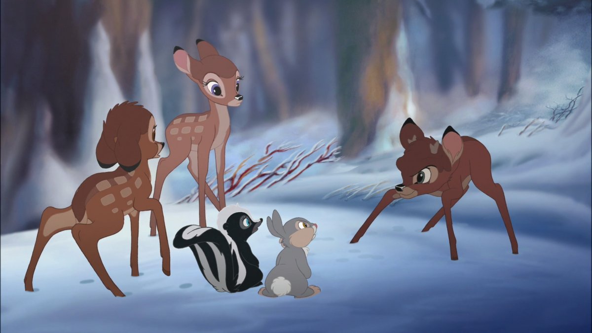 Мультфильмы Олененок Бемби