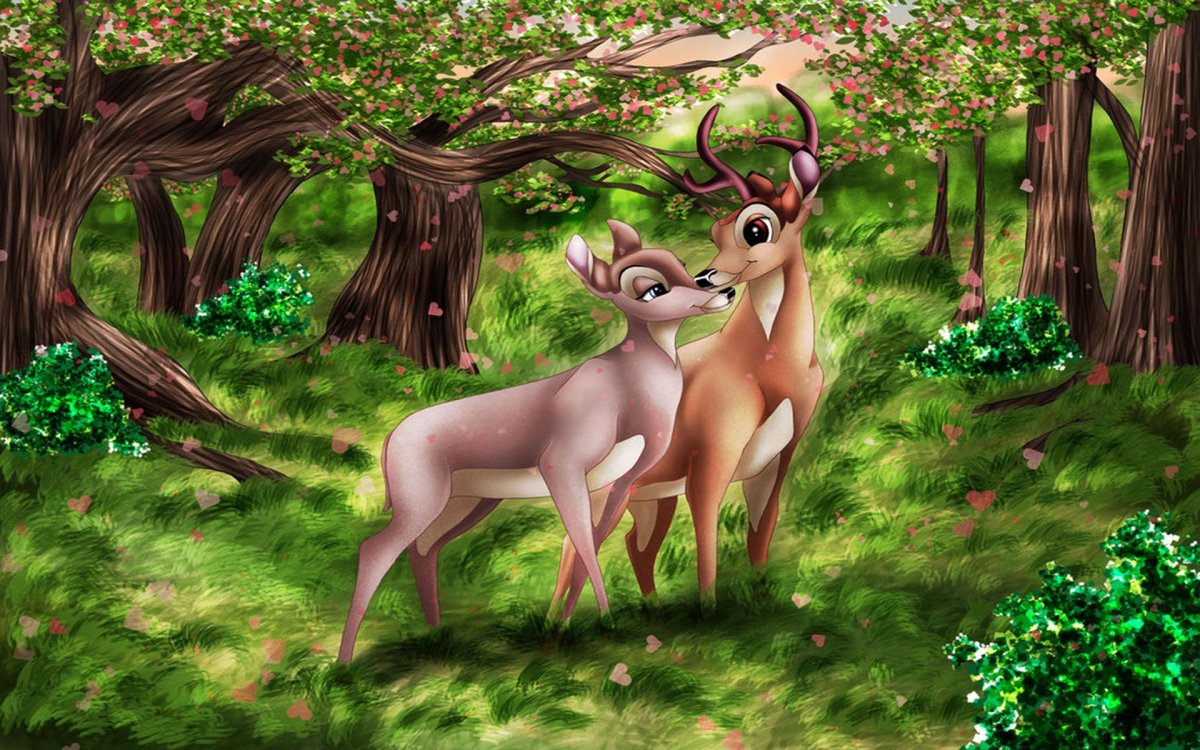 Олень Бэмби мультфильм