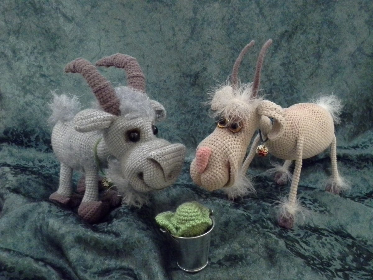 Амигуруми коза Дереза