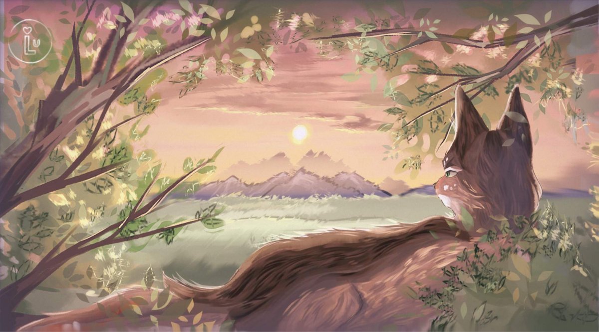 Коты-Воители. Полночь. Восход Луны