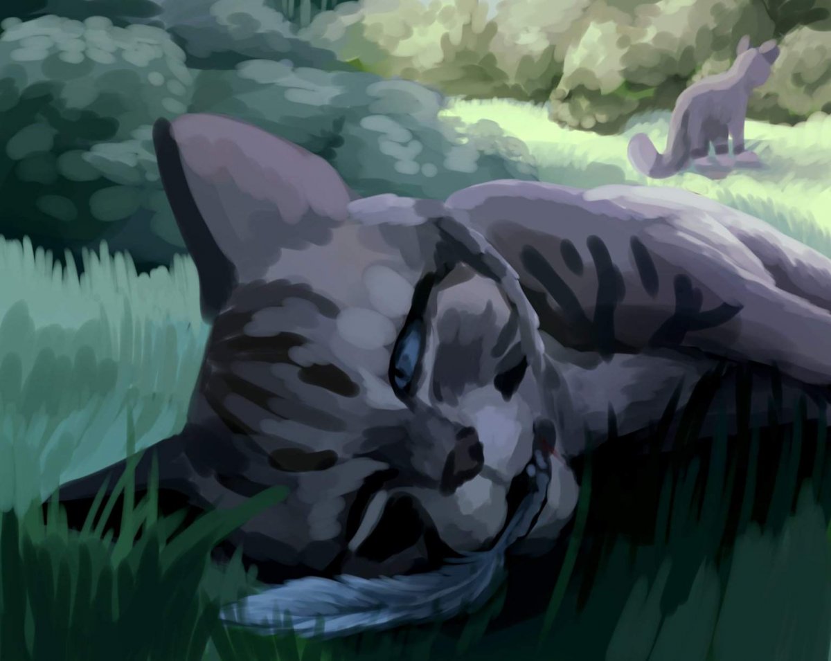 Коты Воители Саша смерть