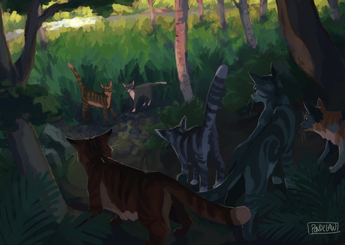 Коты Воители горное племя