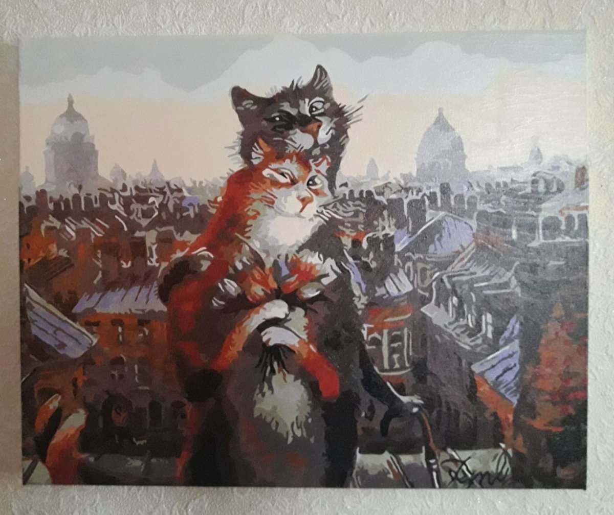 Позитивная котоживопись Владимира Румянцева