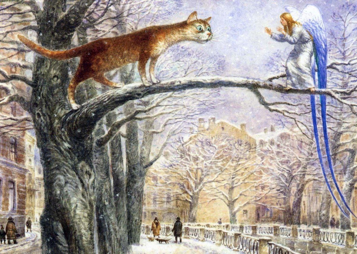 Петербургские коты Владимира Румянцева картины по номерам