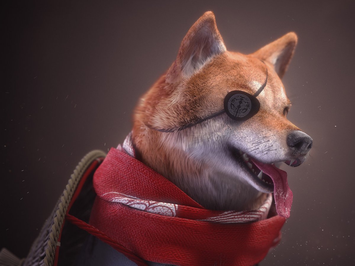 Шиба ину катана -Sword