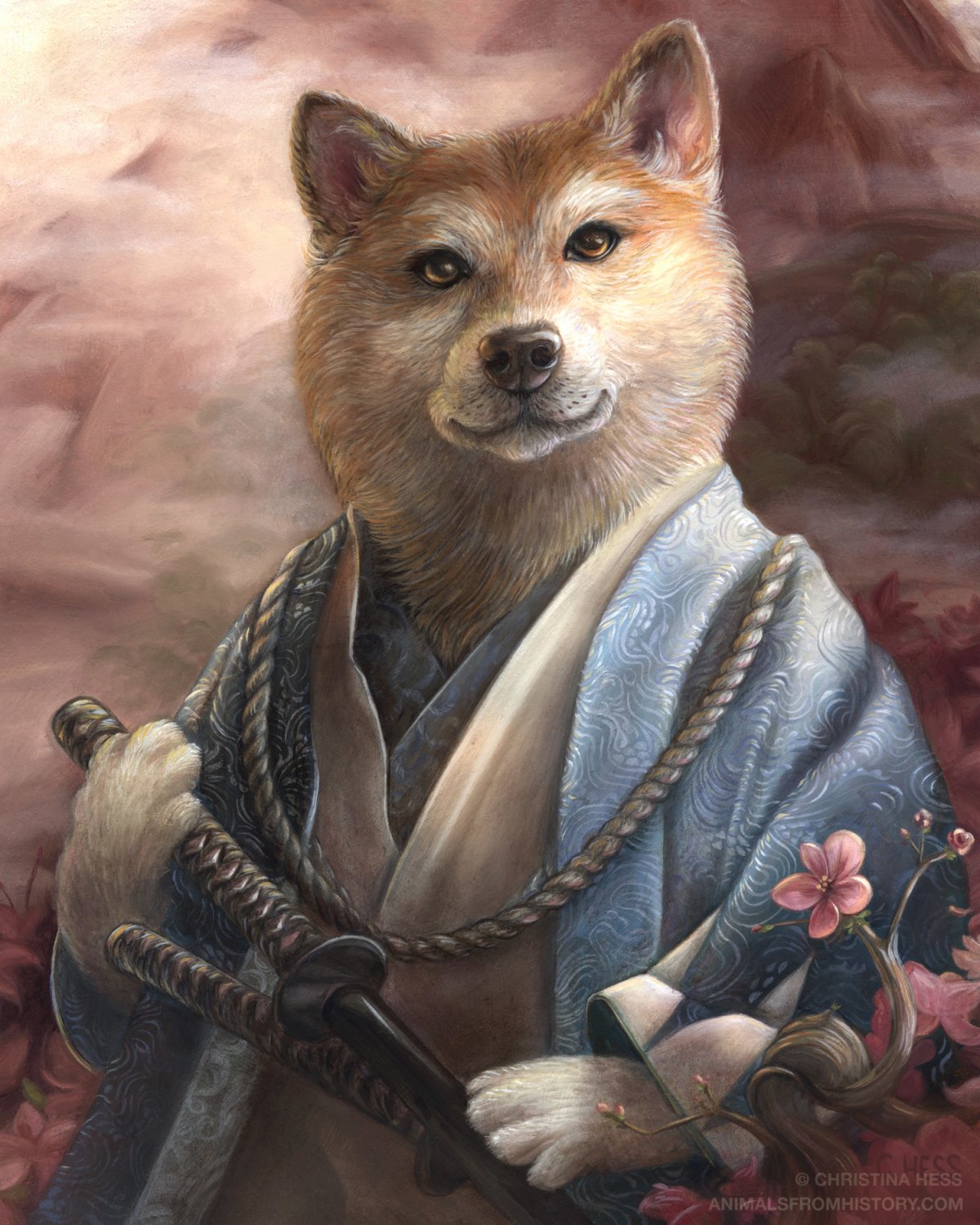 Корги Самурай