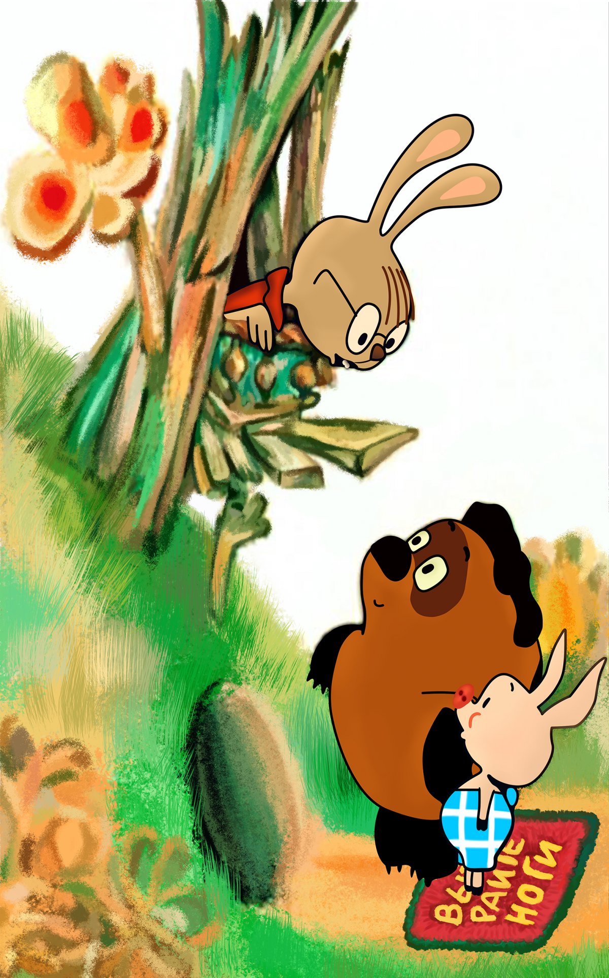 Винни пух Дисней кролик