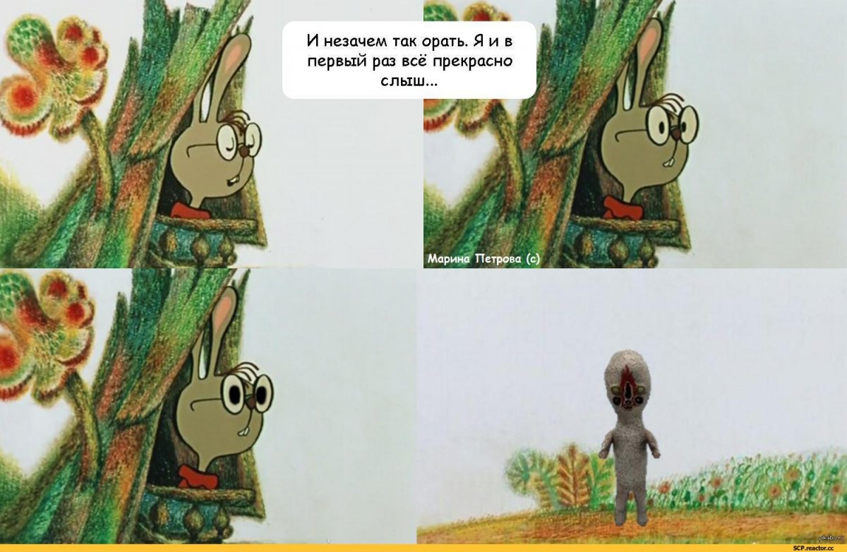 Винни пух ест мед у кролика