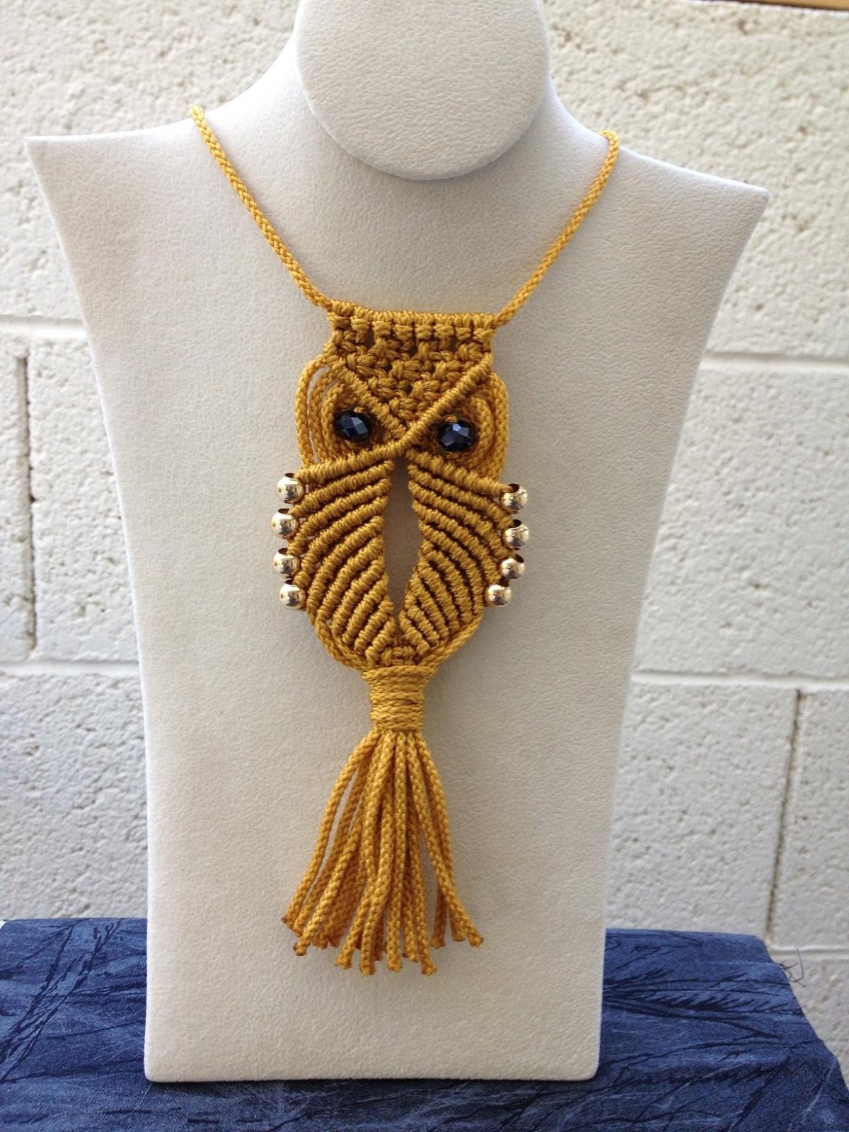 Совенок макраме