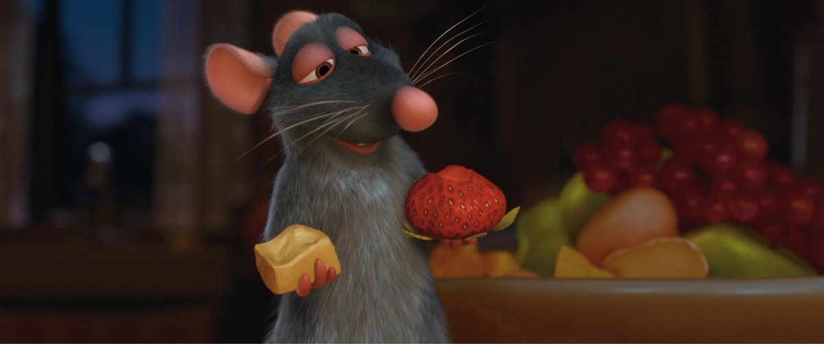 Крыса сидит