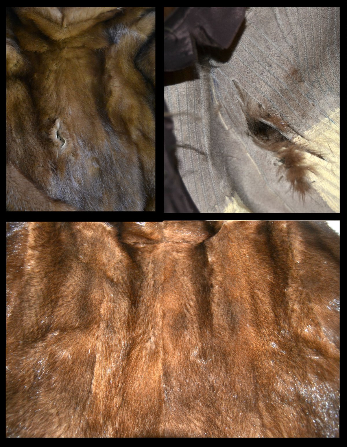 Реконструкция норковой шубы