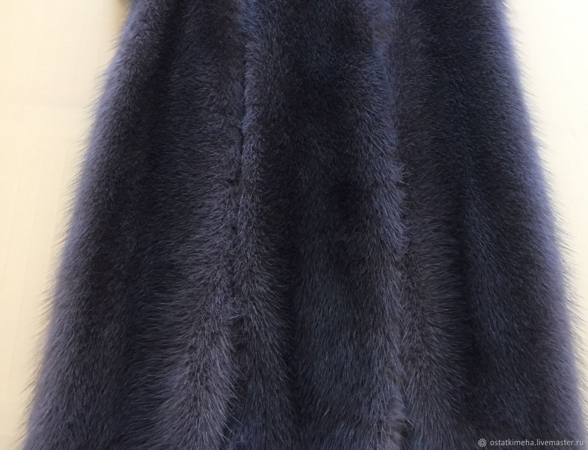 Норка графит-вельвет