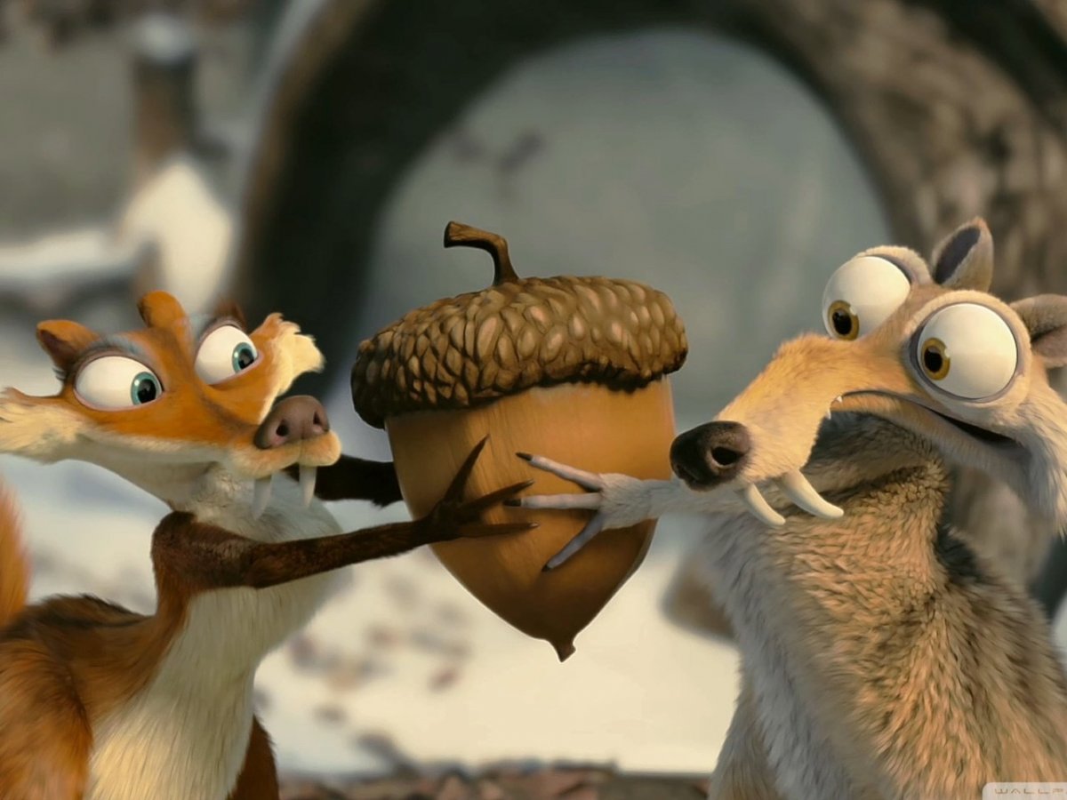 Белка из мультика Ледниковый период