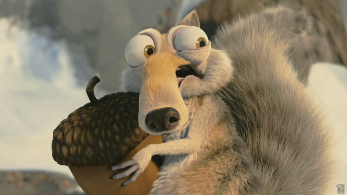 Белка Скретти из ледникового периода