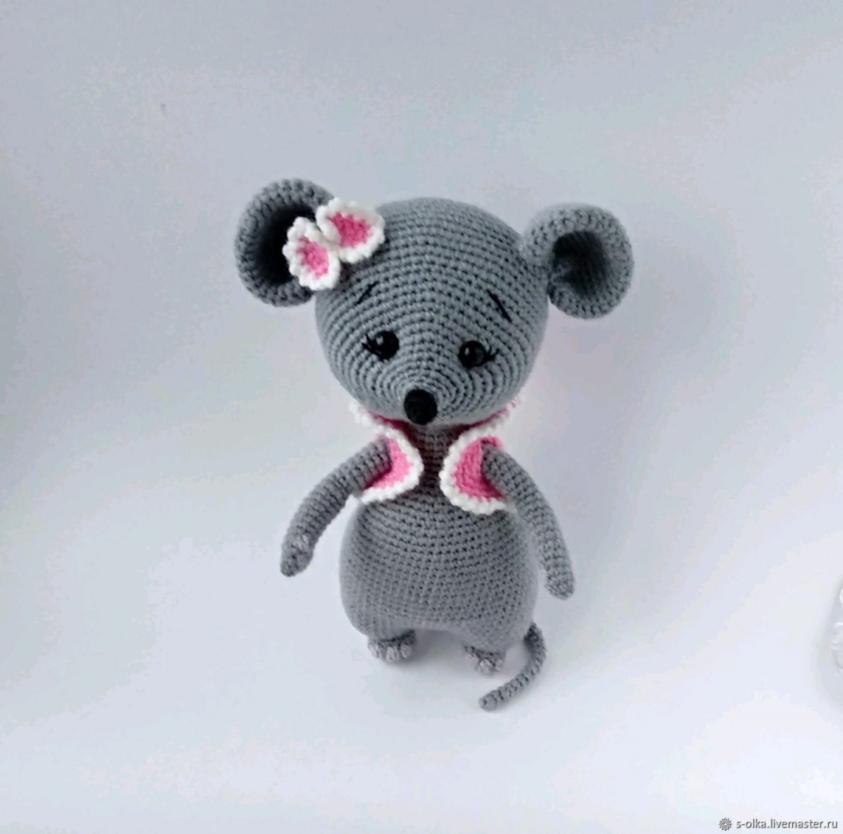 Вязаные игрушки мышки