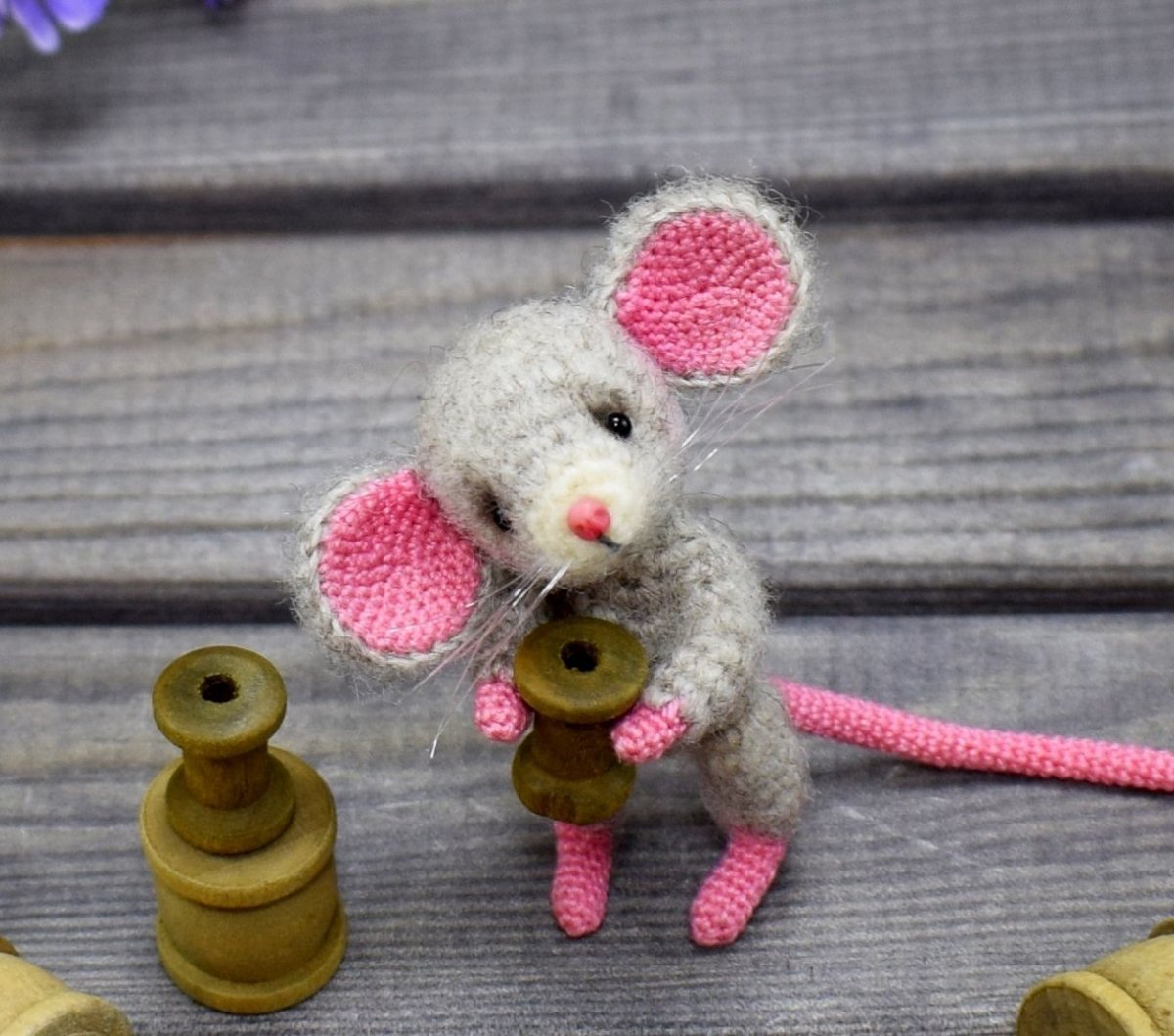 Мышка крючком