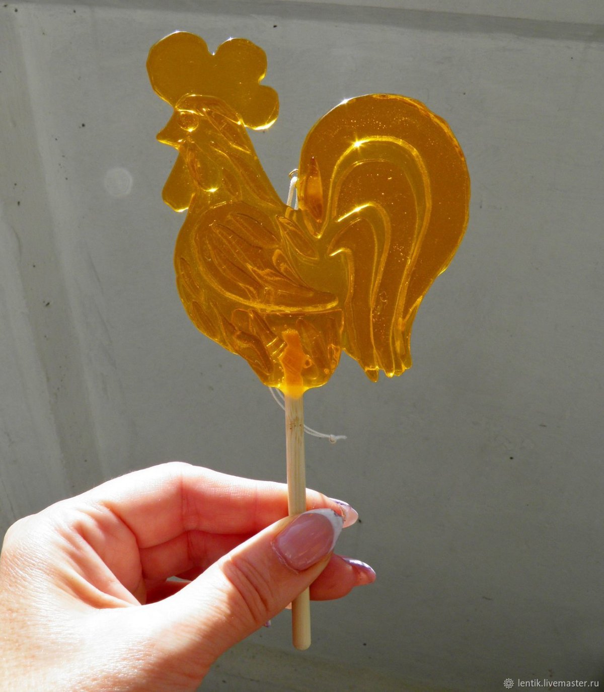 Петушок на палочке из полимерки