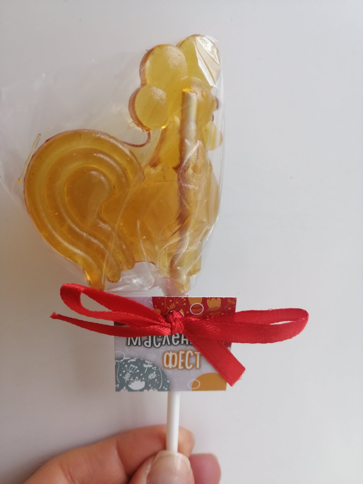 Петушок на палочке миниатюра