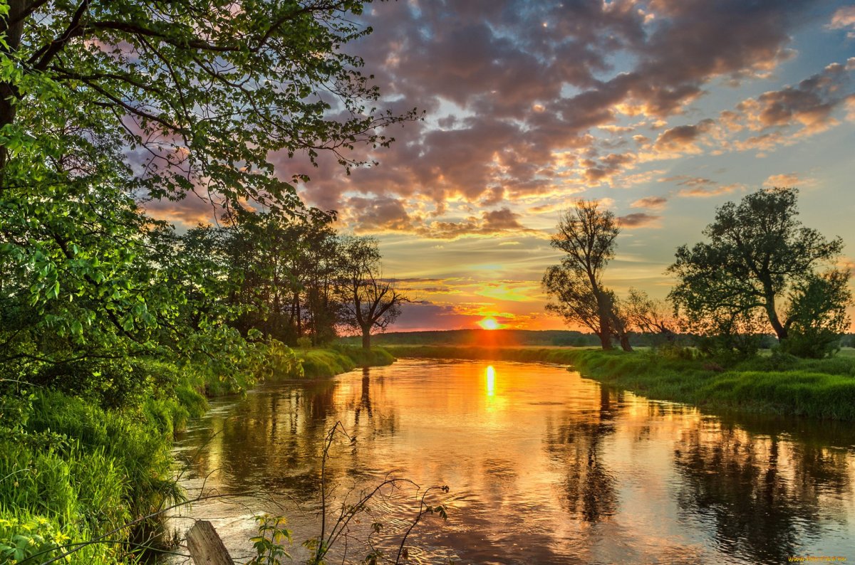 Природа закат рассвет