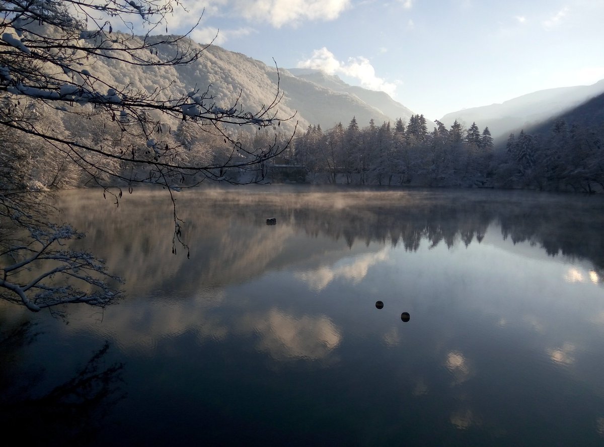 Озеро Церик-Кель зимой
