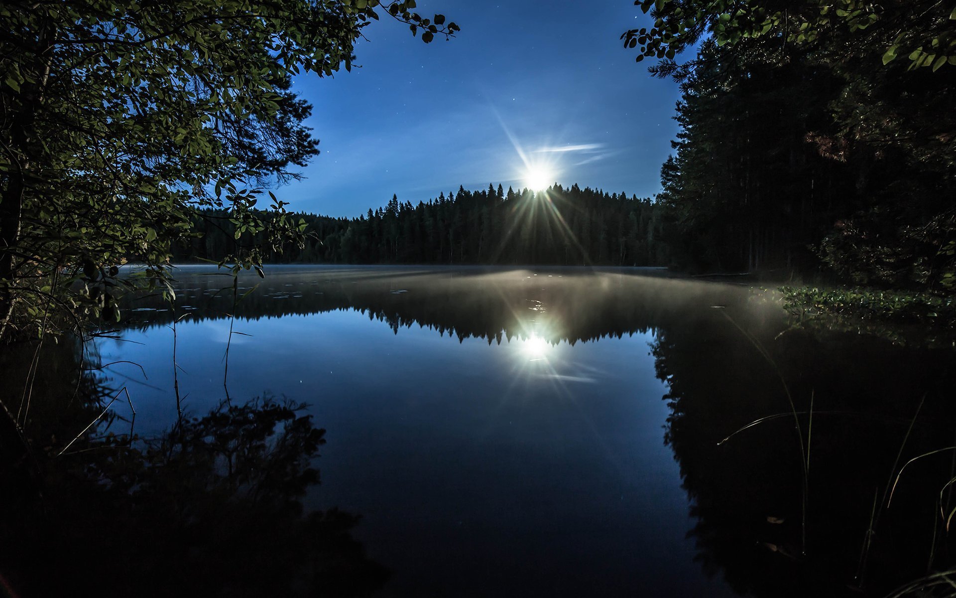 Луна озера ночи. Озеро ночью. Природа ночью. Природа озеро ночью. Ночь река лес.