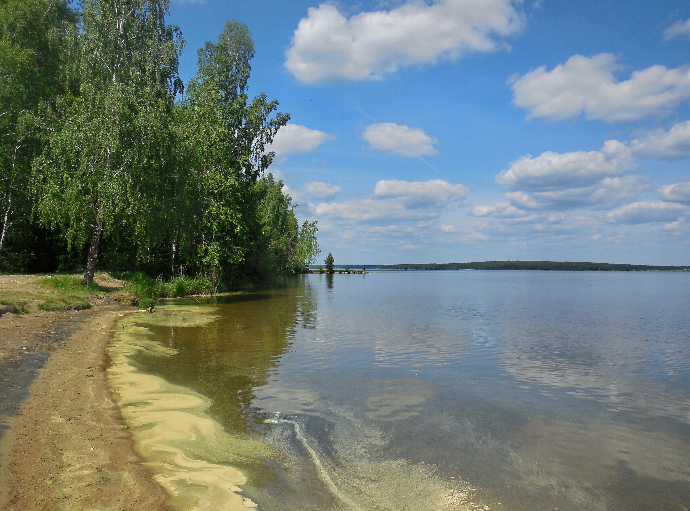 Озеро Заречный Свердловская область