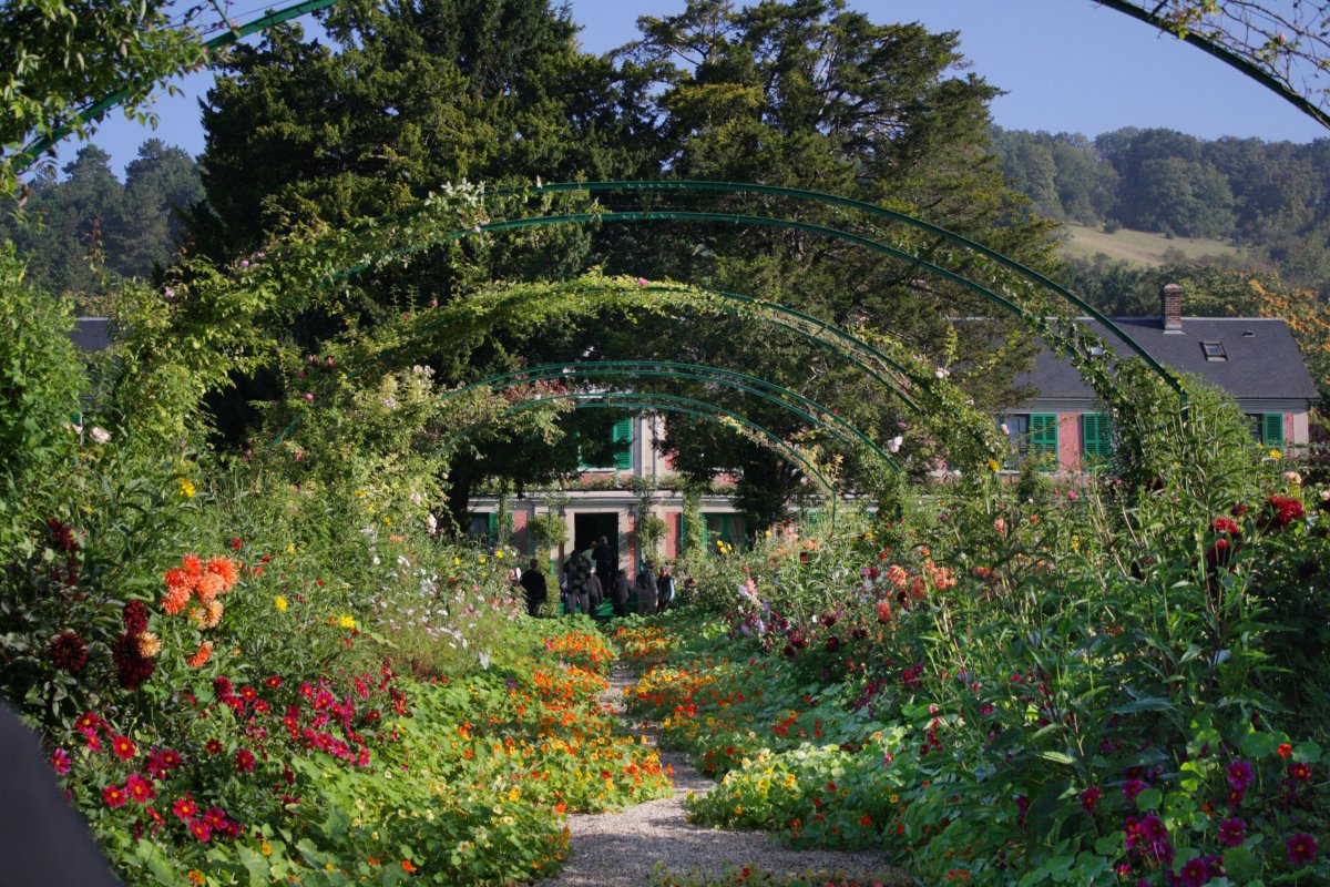 Сад Клода Моне в Живерни план