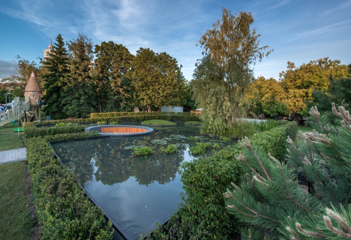 Сад Яна сламы коллекция растений