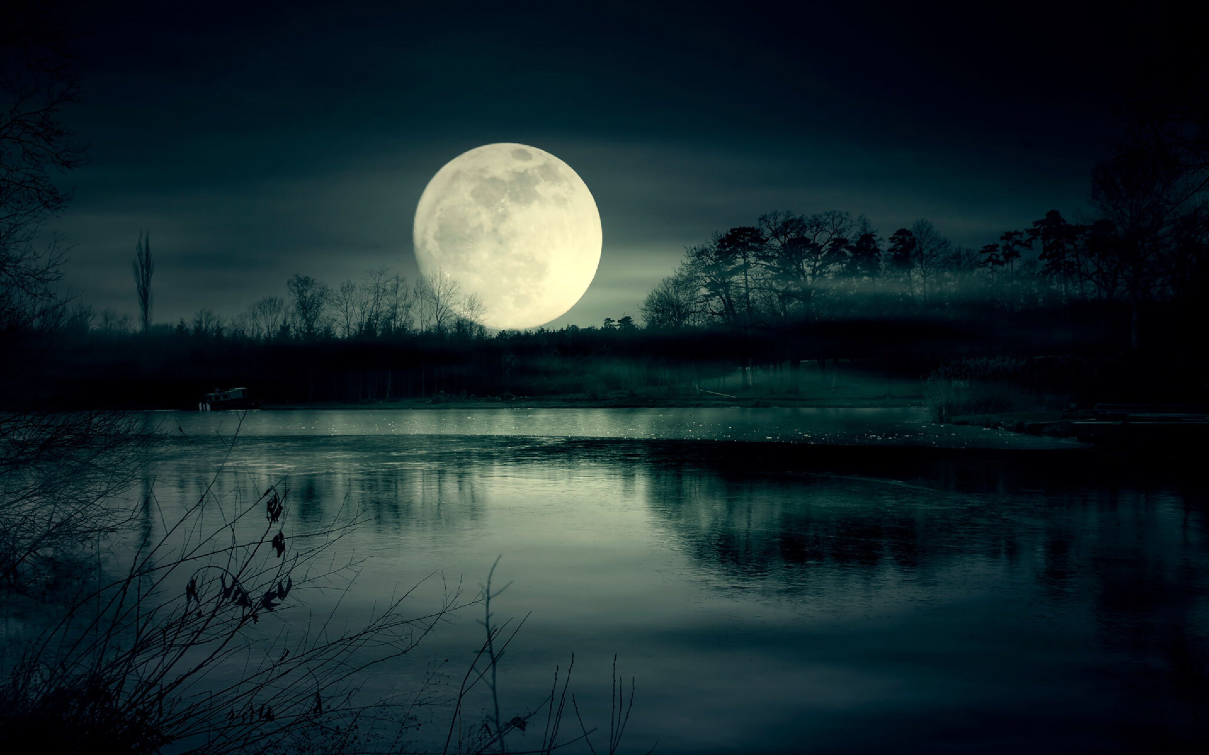 Тишина свет луны