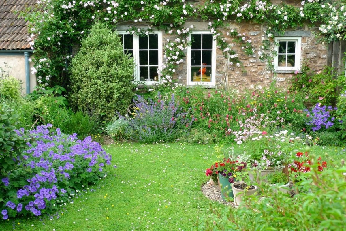 Сад в стиле американского Кантри